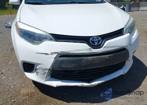 2016 Toyota Corolla L z USA, uszkodzony, nr VIN 2T1BURHEXGC536682